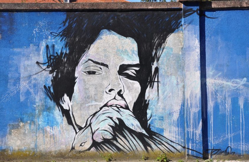 Kunst an der Hauswand